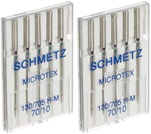 microtex sharp machine needles-size 10/70 5/pkg (2 pack)