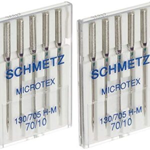 Microtex Sharp Machine Needles-Size 10/70 5/Pkg (2 Pack)