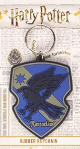 pyramid international harry potter ravenclaw crest rubber keyring - official merchandise