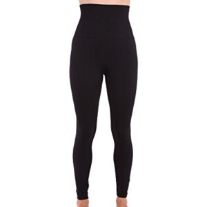 Homma Activewear Thick High Waist Tummy Compression Pants Slimming Body Yoga Leggings Postpartum Pants Black S