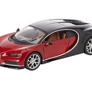 Maisto 1:24 Assembly Line Bugatti Chiron - Red/Black