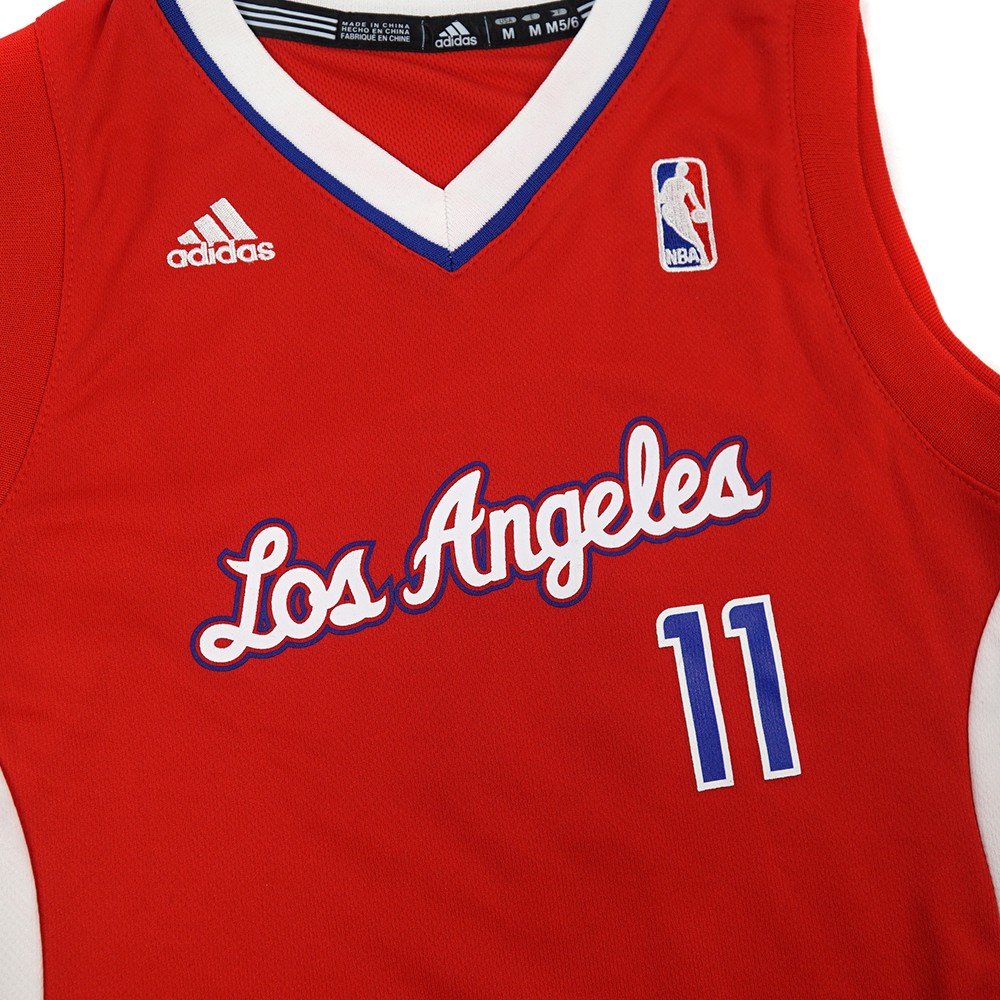 adidas Jamal Crawford Los Angeles Clippers NBA Boys Red Official Road Replica Basketball Jersey (5/6)