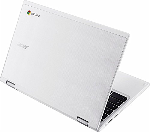 2017 Newest Acer Premium R11 11.6" Convertible 2-in-1 HD IPS Touchscreen Chromebook - Intel Quad-Core Celeron N3160 1.6GHz, 4GB RAM, 32GB eMMC, Bluetooth, HD Webcam, HDMI, USB 3.0, Chrome OS - White