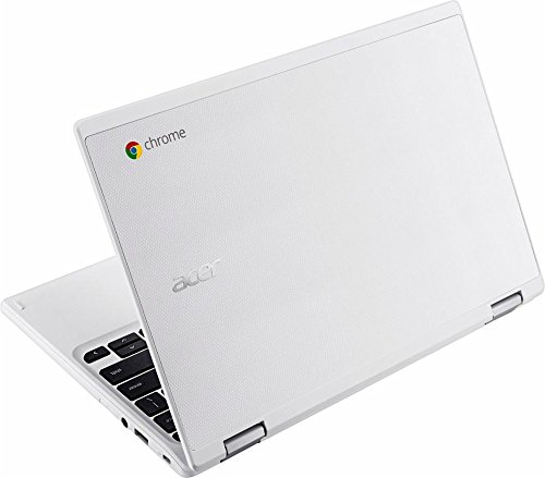 2017 Newest Acer Premium R11 11.6" Convertible 2-in-1 HD IPS Touchscreen Chromebook - Intel Quad-Core Celeron N3160 1.6GHz, 4GB RAM, 32GB eMMC, Bluetooth, HD Webcam, HDMI, USB 3.0, Chrome OS - White