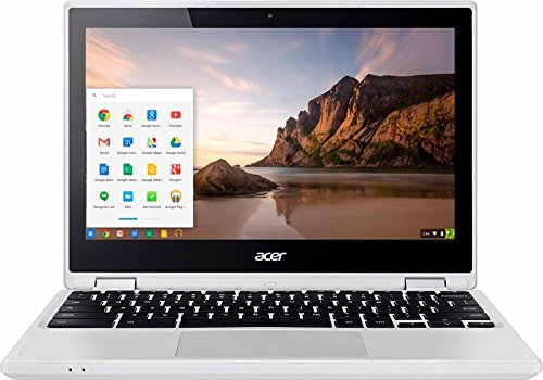 2017 Newest Acer Premium R11 11.6" Convertible 2-in-1 HD IPS Touchscreen Chromebook - Intel Quad-Core Celeron N3160 1.6GHz, 4GB RAM, 32GB eMMC, Bluetooth, HD Webcam, HDMI, USB 3.0, Chrome OS - White