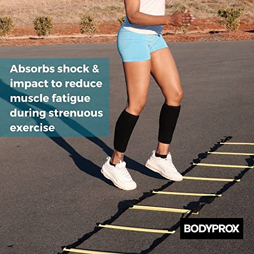 Bodyprox Calf Support Brace 2 Pack, Adjustable Shin Splint Compression Calf Wrap