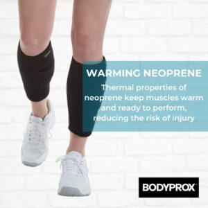 Bodyprox Calf Support Brace 2 Pack, Adjustable Shin Splint Compression Calf Wrap