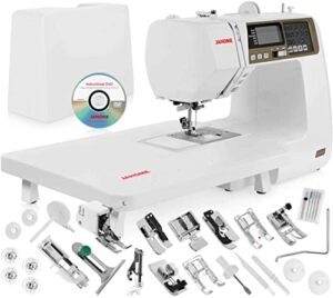 janome 4120qdc-t computerized quilting and sewing machine with bonus quilt kit