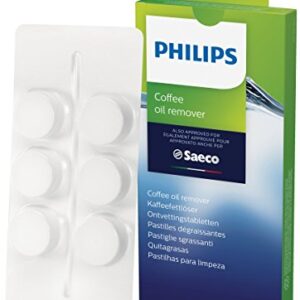 Philips CA6704/10 Coffee Grease Remover Tablets for Coffee Machines Pack of 6