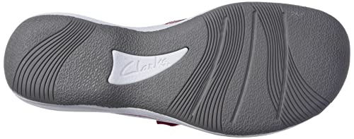 Clarks Women's Brinkley Jazz Flip Flop, red Synthetic, 7 Medium US