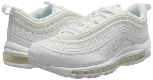 Nike womens Air Max 97 Trail Running Shoes, White/White-pure Platinum, 8