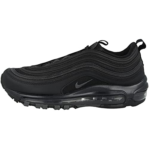 Nike womens Air Max 97 Shoes, Black, Black-dark Grey, 8.5