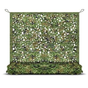 dunchaty camo netting, camouflage mesh netting for hunting blinds, woodland military mesh perfect camonetting for camping shooting hunting, military themed party decoration sun shade outdoor