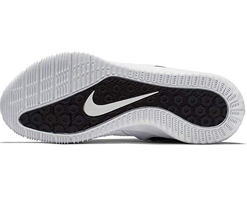 Nike Women's Zoom Hyperface 2 Volleyball Shoes (8.5 B(M) US, White/Black)