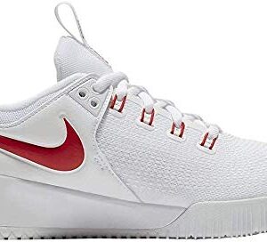 Nike Women's Zoom HyperAce 2 Volleyball Shoes, White,red, 11