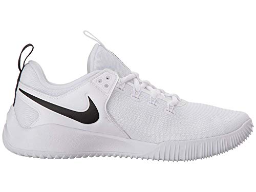 Nike Womens Zoom Hyperace 2 Volleyball Shoe nkAA0286 100 (7.5 M) White/Black