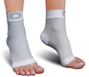plantar fasciitis socks with arch support for men & women - best ankle compression socks for foot and heel pain relief - better than night splint brace, orthotics, inserts, insoles