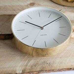 Karlsson, Wall Clock, Steel, White, One Size