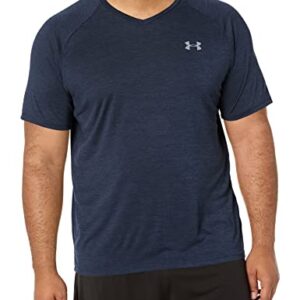 Under Armour Men's Tech 2.0 V-Neck Short-Sleeve T-Shirt , Academy Blue (408)/Steel , X-Large