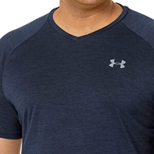 Under Armour Men's Tech 2.0 V-Neck Short-Sleeve T-Shirt , Academy Blue (408)/Steel , X-Large