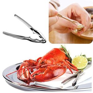 Seafood Crackers Tools Nutcrackers tools, Crab Nut Lobster Crackers Opener Shellfish Lobster Leg Sheller Kitchen Kits Pack of 9…