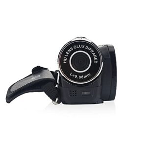 fosa Camera Camcorder, Portable Digital Video Camcorder Handy Camera Full HD 270° Rotation 1080P 16X High Definition Digital Camcorder Video DV Camera Great Kids(Black)