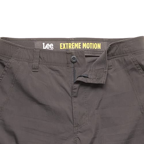 Lee mens Extreme Motion Crossroad Cargo Shorts, Anthracite, 36 US