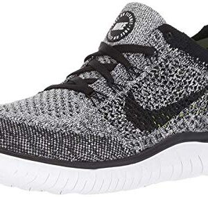 Nike Womens WMNS Free RN Flyknit 2018 942839 101 - Size 8W White/Black