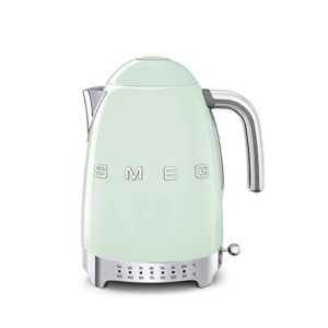 smeg pastel green stainless steel 50's retro variable temperature kettle
