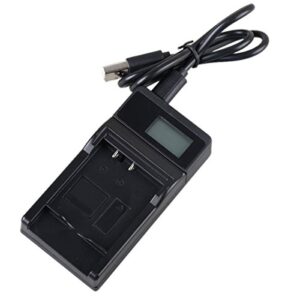 LCD Micro USB Battery Charger for Samsung SCL901 SCL903 SCL906 SCL907 Hi8 Camcorder