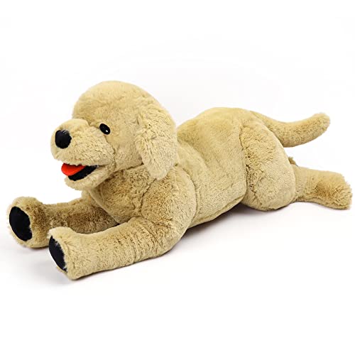 LotFancy Dog Stuffed Animals Plush, 21" Soft Cuddly Golden Retriever Plush Toys, Large Stuffed Dog, Puppy Dog Stuffed Animals, Mother's Day, Birthday, Easter Gift, for Kids, Pets, Girls