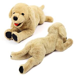 LotFancy Dog Stuffed Animals Plush, 21" Soft Cuddly Golden Retriever Plush Toys, Large Stuffed Dog, Puppy Dog Stuffed Animals, Mother's Day, Birthday, Easter Gift, for Kids, Pets, Girls