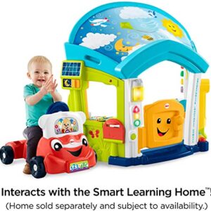 Fisher-Price Laugh & Learn 3-In-1 Smart Car, Baby Walker & Toddler Ride-On Toy with Smart Stages Learning Content for Ages 9+ Months