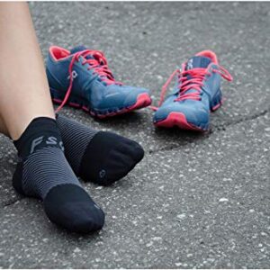 OS1st Plantar Fasciitis Socks FS4, Plantar Fasciitis Relief, Arch Support and Overall Foot Health (No Show, Mint, Medium)