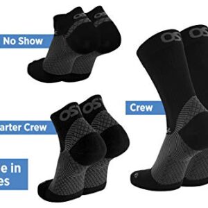 OS1st Plantar Fasciitis Socks FS4, Plantar Fasciitis Relief, Arch Support and Overall Foot Health (No Show, Mint, Medium)