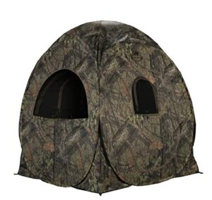 rhino blinds r75-moc 2 person hunting ground blind, mossy oak breakup country
