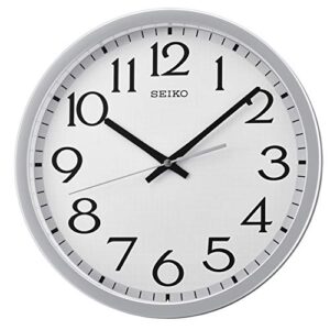 seiko 12 inch easy read numerals wall clock with quiet sweep second hand