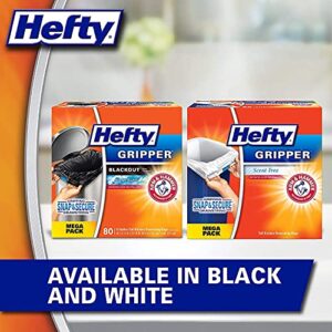 Hefty Ultra Strong Tall Kitchen Trash Bags, Clean Burst Scent, 13 Gallon, 80 Count