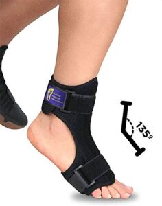 everyday medical plantar fasciitis night splint brace for plantar fasciitis pain relief i dorsal foot stretching support for achilles tendonitis, heel pain, plantar fascia, drop foot -men & women