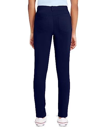 Nautica Juniors Uniform Stretch Jegging Pant, Navy, 3/5