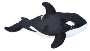 wild republic orca plush, stuffed animal, plush toy gifts for kids, sea critters 11 inches