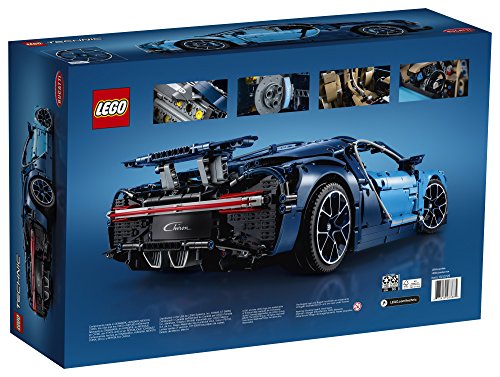 LEGO Technic Bugatti Chiron 42083 Race Car Building Kit and Engineering Toy, Adult Collectible Sports Car with Scale Model Engine (3599 Pieces)