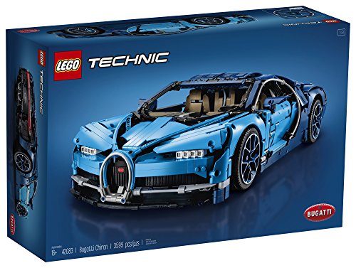 LEGO Technic Bugatti Chiron 42083 Race Car Building Kit and Engineering Toy, Adult Collectible Sports Car with Scale Model Engine (3599 Pieces)