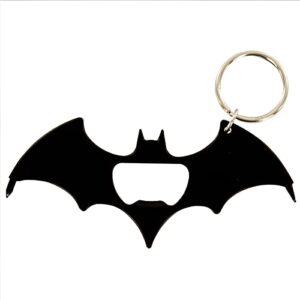 paladone batman bottle opener keychain, multi keyring, officially licensed superhero merchandise, gifts for men