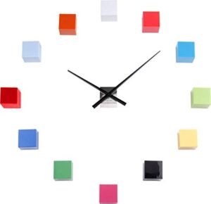 karlsson wall clock, multicolored, one size