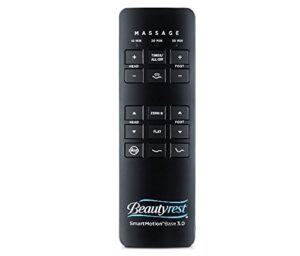 smart motion 3.0 by beautyrest replacement remote for adjustable bed
