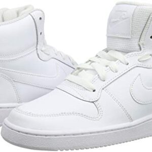 NIKE Women's Low-Top Basketball Shoes, White White White 100, 11