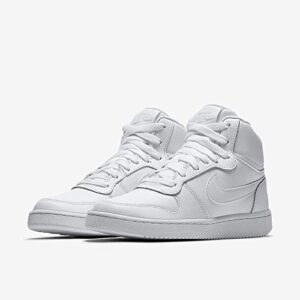 NIKE Women's Low-Top Basketball Shoes, White White White 100, 11