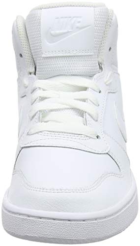 NIKE Women's Low-Top Basketball Shoes, White White White 100, 11
