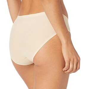 Amazon Essentials Women's Low Rise Hipster Underwear Braguitas, Solid Colors, Medium